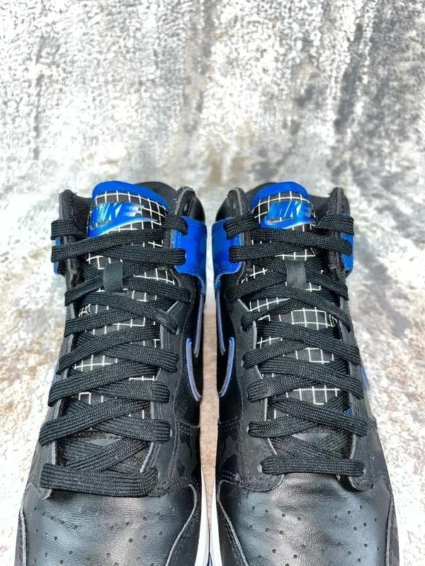 Nike Retro Dunk High Black Navy Blue Camo Royal Sneakers Size 40EU – photo 9